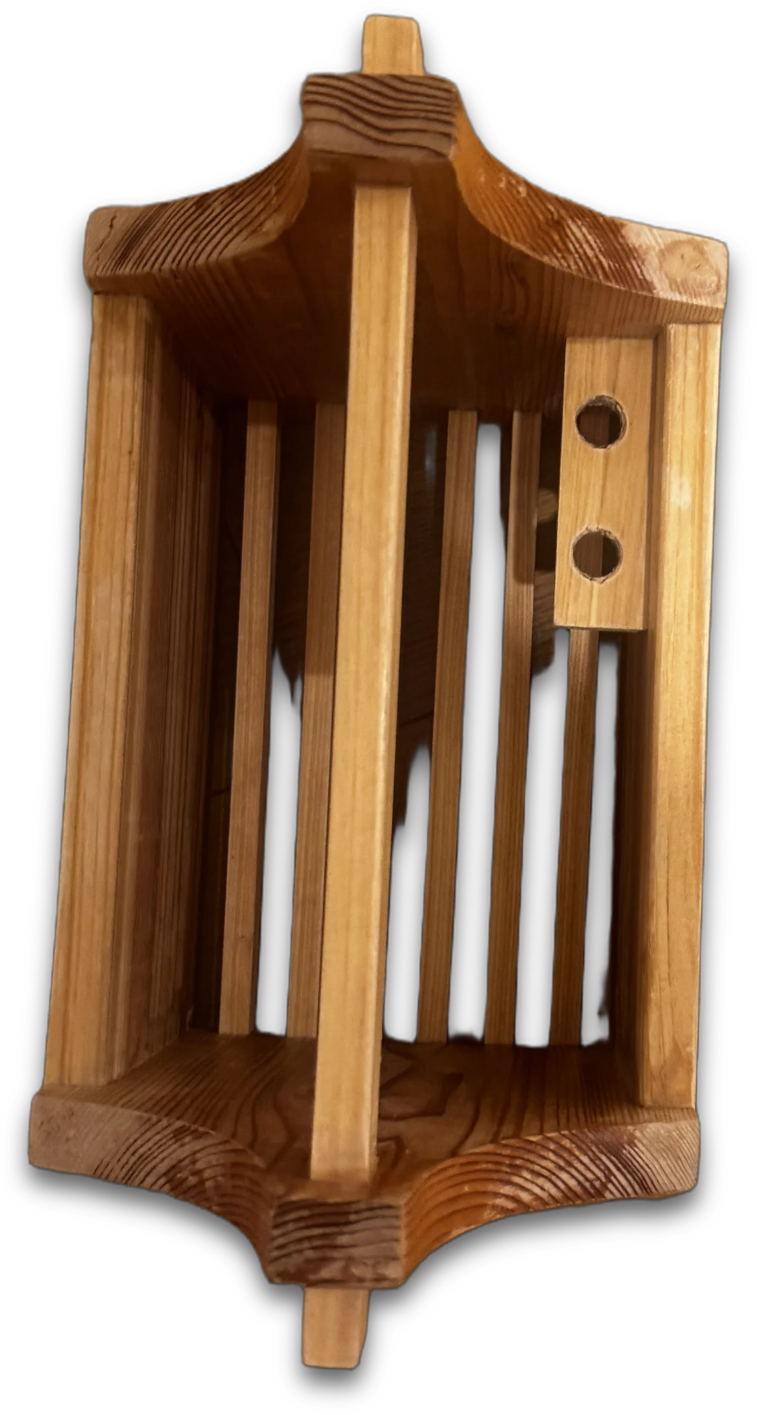 深大トートの内部——すのこ床・仕切り・道具穴（試作品）